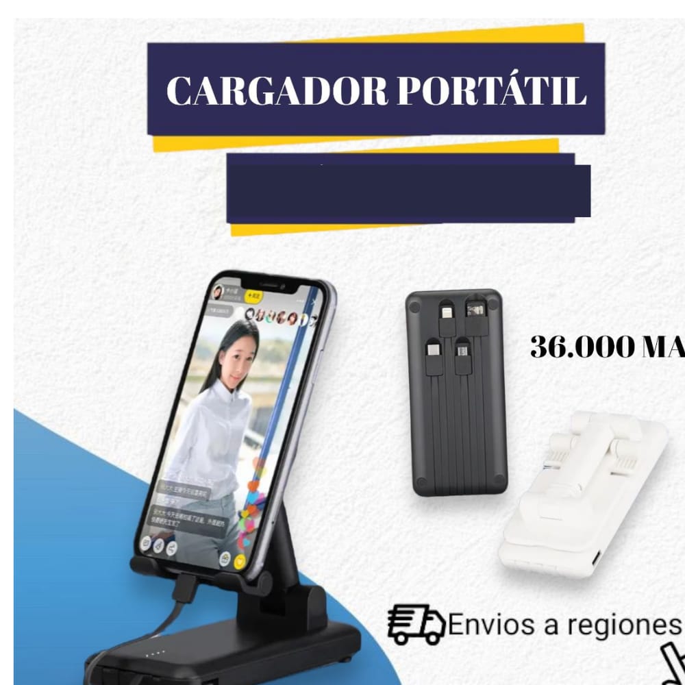 CARGADOR PORTATIL CONSPORTE PARA CELULAR