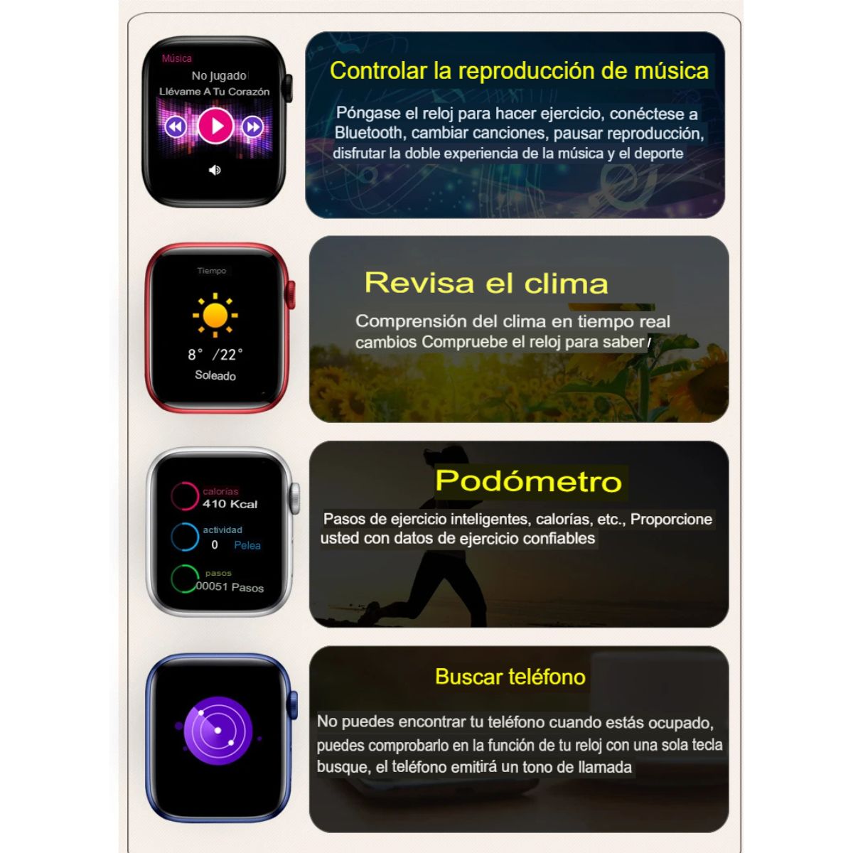 Reloj inteligente Smart Watch Pro